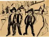 Ernst Ludwig Kirchner, Drei Bauern