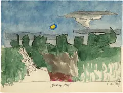 Evening Star by Lyonel Feininger, sold Sep 2020