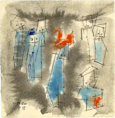 Ghosties by Lyonel Feininger, sold Sep 2020