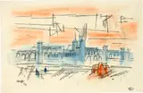 Lyonel Feininger, Railway Station in 1850