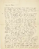 Paul Gauguin, Paris 1848–1903 Hiva-Hoa (Marquesas) Eigenhändiger Brief an Arsène Alexandre, mit Anrede «Mon cher Arsène», ohne Ort und Datum
