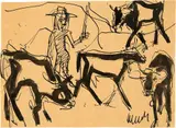Ernst Ludwig Kirchner, Hirt mit Kühen