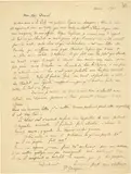 Paul Gauguin, Paris 1848–1903 Hiva-Hoa (Marquesas) Eigenhändiger, einseitiger Brief an Daniel de Monfreid, datiert «mars 1900» aus Tahiti