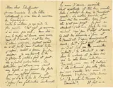 Paul Gauguin, Paris 1848–1903 Hiva-Hoa (Marquesas) Eigenhändiger Brief an Claude Emile Schuffenecker, mit Anrede «Mon cher Schuffenecker», vermutlich Le Pouldu November 1889