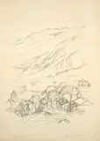 Alberto Giacometti, Paysage à Stampa