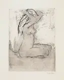 Emil Nolde, Kniendes Mädchen