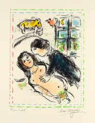 Hyménée by Marc Chagall, sold Sep 2020