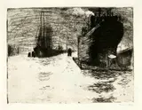 Emil Nolde, Hamburg, Reiherstiegdock