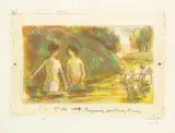 Camille Pissarro, Saint-Thomas (Antilles) 1830–1903 Paris Baigneuses gardeuses d’oies