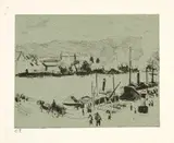 Camille Pissarro, Saint-Thomas (Antilles) 1830–1903 Paris Quai Boiledieu, à Rouen