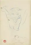 Henri de Toulouse-Lautrec, Homme, jambes en l’air