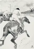Henri de Toulouse-Lautrec, Le Jockey – Courses de chevaux