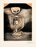 Le Verre sous la lampe by Pablo Picasso, sold Sep 2020