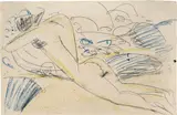 Badende am Strand von Fehmarn by Ernst Ludwig Kirchner, sold Jun 2019