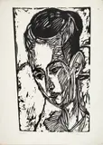 Kopf Tochter Hardt by Ernst Ludwig Kirchner, sold Jun 2019