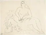 Pablo Picasso, La Source / Femme au chien