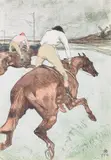 Le Jockey – Courses de chevaux by Henri de Toulouse-Lautrec, sold Jun 2019