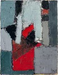 Composition by Nicolas de Staël, sold Jun 2019