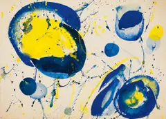 Blue Balls by Sam Francis, sold Jun 2019
