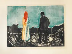 Edvard Munch, Zwei Menschen – Die Einsamen The Lonely Ones – Two Human Beings