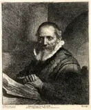 Jan Cornelius Sylvius by Rembrandt Harmensz van Rijn, sold Jun 2019