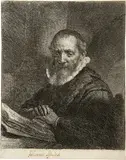 Jan Cornelis Sylvius by Rembrandt Harmensz van Rijn, sold Jun 2019