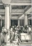 Die Darstellung im Tempel by Albrecht Durer, sold Jun 2019