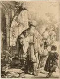 Hagars Verstossung by Rembrandt Harmensz van Rijn, sold Jun 2019
