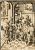 Lucas van Leyden, Christus in Emmaus