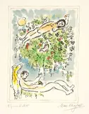 L’Arbre fleuri II by Marc Chagall, sold Jun 2019