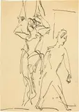 35 Zeichnungen aus verschiedenen Skizzenbüchern: Diverse Themen by Ernst Ludwig Kirchner, sold Jun 2019