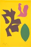 Hans Arp, Blatt VII aus dem Portfolio «Documenta Geigy. Das Unbehagen in der Kunst»
