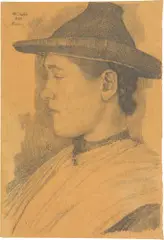 Wilhelm Leibl, Bäuerin in Berbling