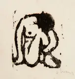 André Derain, Figure de femme accroupie à droite