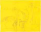 8 Blatt Zeichnungen: Badende, Frauen, Mädchen, Königstein, Landschaft, usw. by Ernst Ludwig Kirchner, sold Jun 2019