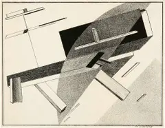 El Lissitzky, Proun B 2 – Lithographie 2 B