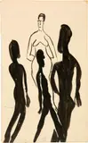 Vier Figuren by Ernst Ludwig Kirchner, sold Jun 2019