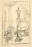 L’«Homme debout» dans l’atelier by Alberto Giacometti, sold Jun 2019