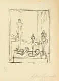 La «Main» et autres sculptures dans l’atelier by Alberto Giacometti, sold Jun 2019