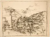 Le Lac de Sils et le Piz Corvatsch depuis la maison des Giacometti à Maloja by Alberto Giacometti, sold Jun 2019