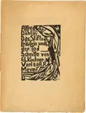 Alfred Döblin. Das Stiftsfräulein und der Tod. Schnitte von EL Kirchner by Ernst Ludwig Kirchner, sold Jun 2019