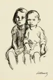 Geschwister by Käthe Kollwitz, sold Jun 2019