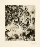 Le Renard ayant la queue coupée by Marc Chagall, sold Jun 2019