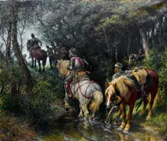 Rudolf Koller, Raubritter