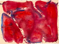 Untitled by Sam Francis, sold Jun 2019