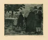 Emil Nolde, Pferdemarkt