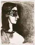 Buste de profil by Pablo Picasso, sold Jun 2019