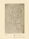 Tête d’homme by Pablo Picasso, sold Jun 2019