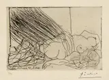 Femme nue endormie ou morte (Danaé?) by Pablo Picasso, sold Jun 2019
