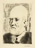 Portrait de Vollard. II by Pablo Picasso, sold Jun 2019